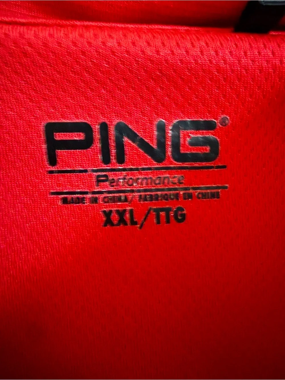 PING Performance UNLV Rebels 1/4 Zip Pullover Red XXL Golf Athletic Jacket